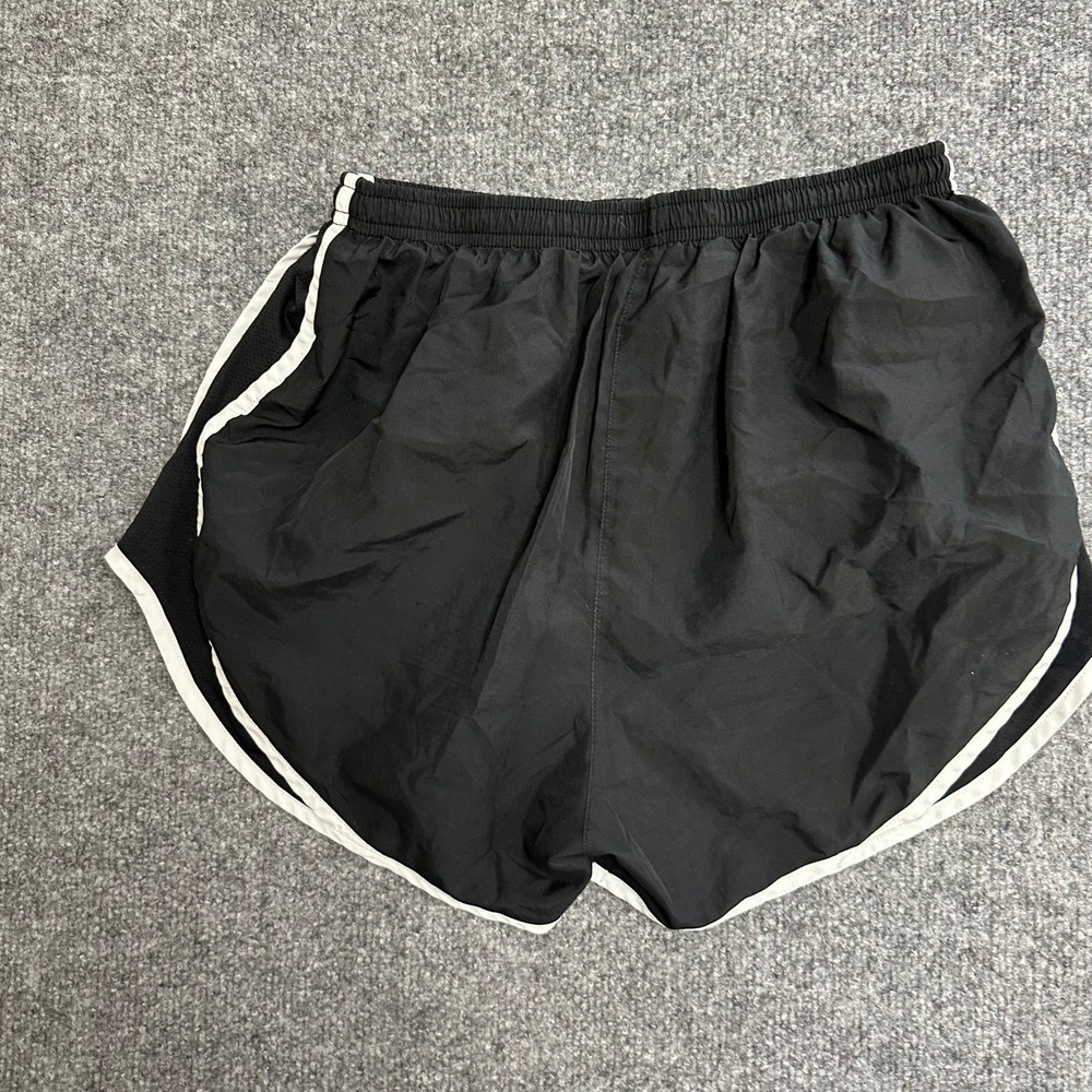 Nike Shorts Womens Size XS Black White Trim Mesh Athletic Running Gym 47750